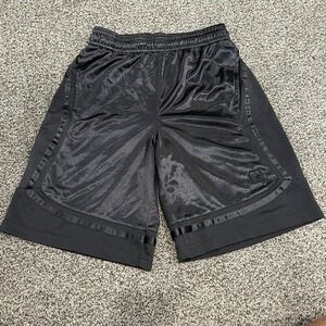 VTG And1 Basketball Shorts Mens S Gray 10" Pockets Drawstring Y2K